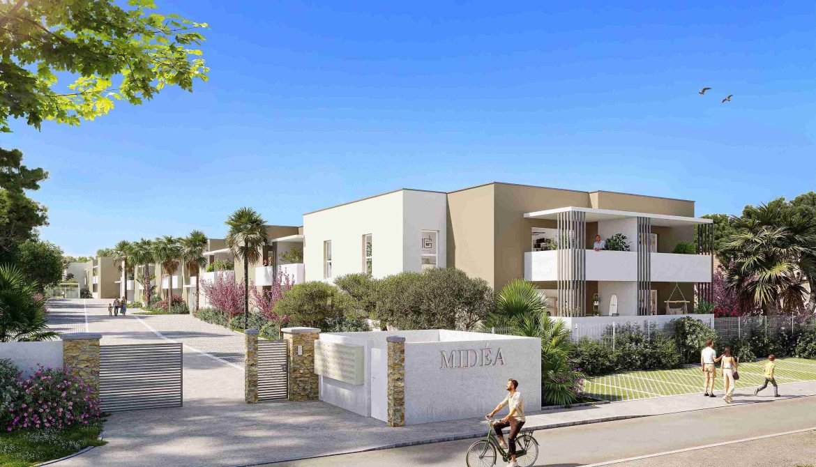 Résidence Midéa, Marseillan — Cogedim, 2 et 3 pièces, livraison septembre 2028