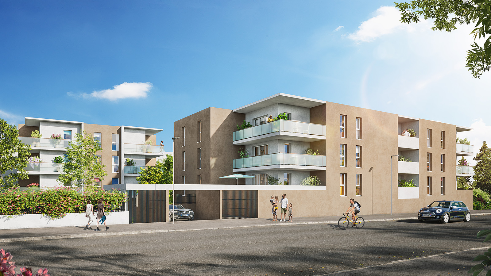 Résidence OSMOSE, Béziers — T2 au T4, terrasses, livraison 1er trimestre 2027