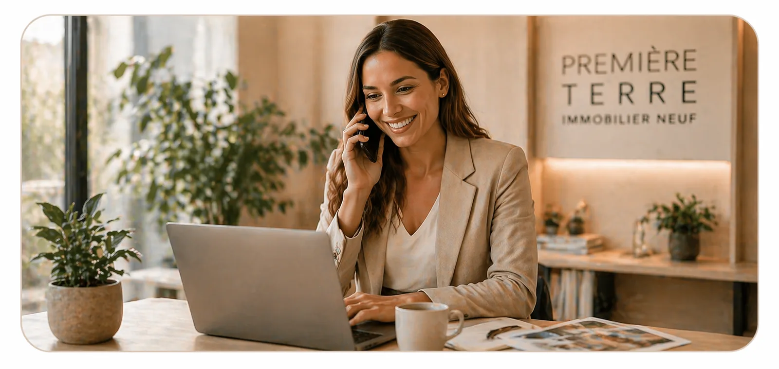 Conseillère en échange téléphonique avec des leads qualifiés