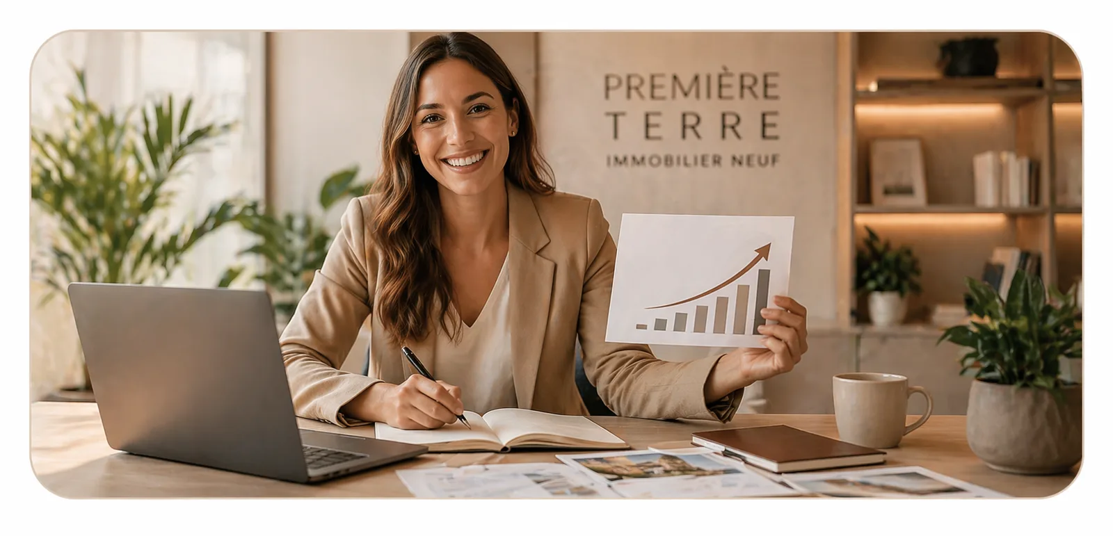 Conseillère Première Terre illustrant le potentiel de développement